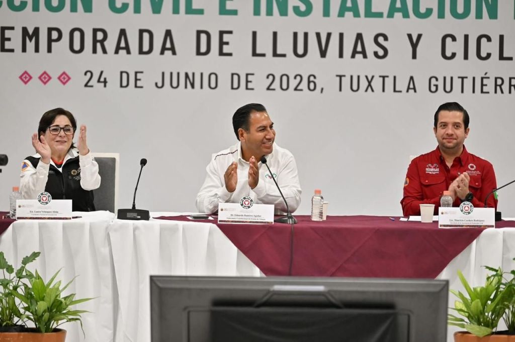 Con el respaldo de la Federación, Chiapas fortalece su estrategia preventiva ante la Temporada de Lluvias y Ciclones Tropicales&nbsp;2026