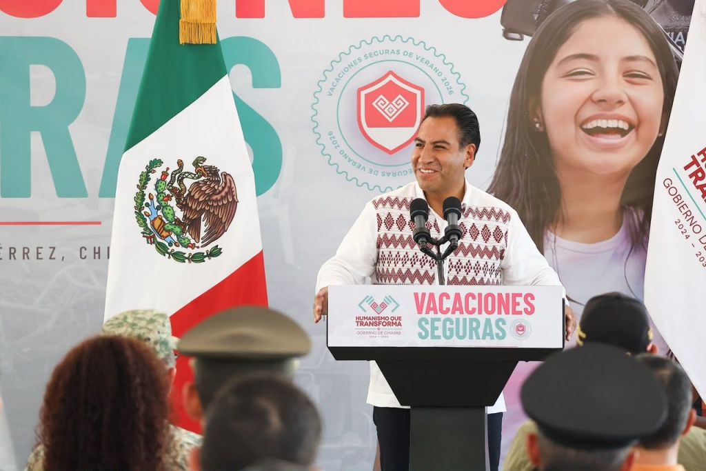 Eduardo Ramírez pone en marcha Operativo Vacaciones Seguras 2026 en&nbsp;Chiapas