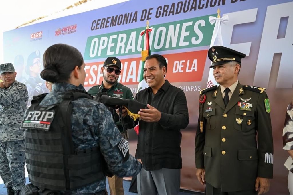 Eduardo Ramírez fortalece la profesionalización de la Fuerza de Reacción Inmediata&nbsp;Pakal