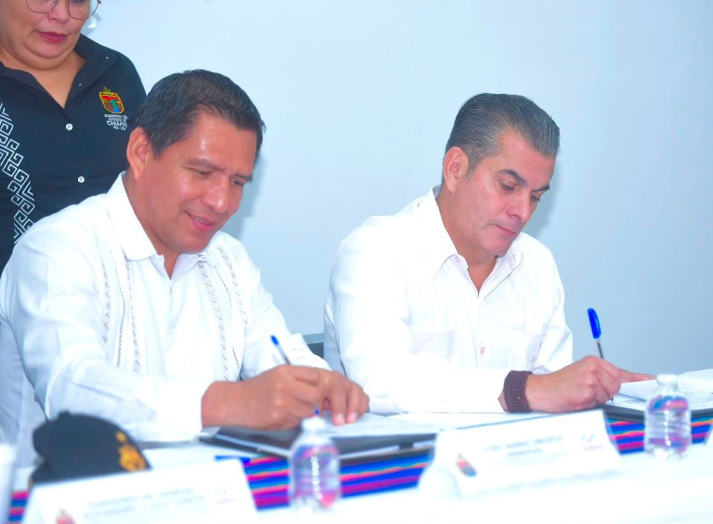 Yamil Melgar fortalece la coordinación por la paz y la seguridad en&nbsp;Tapachula