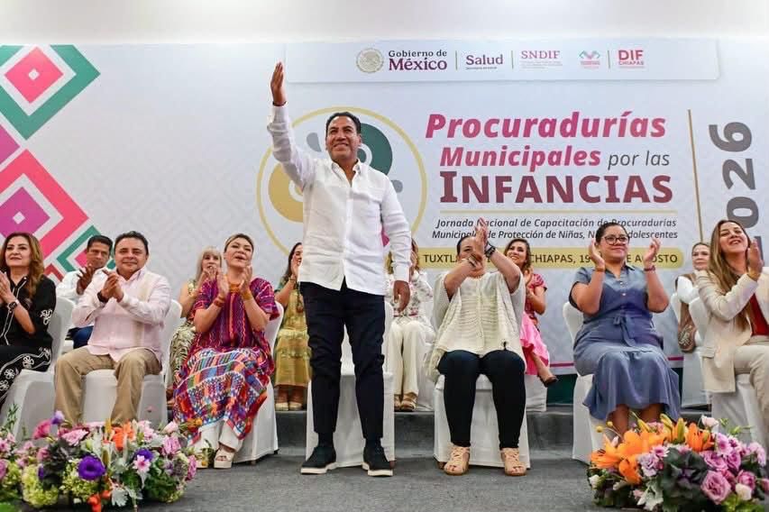 Chiapas, sede de la Jornada Nacional de Capacitación de Procuradurías Municipales de Protección de Niñas, Niños y Adolescentes&nbsp;2026